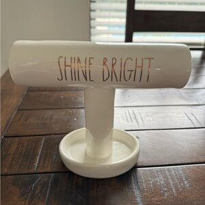 Rae Dunn White Bracelet Holder - Shine Bright